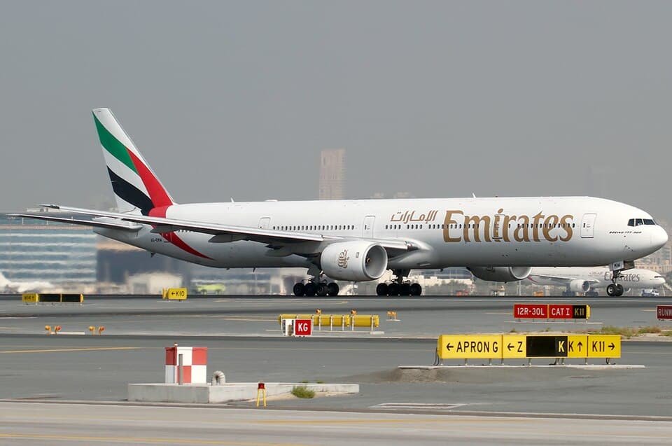 Emirates aircraft